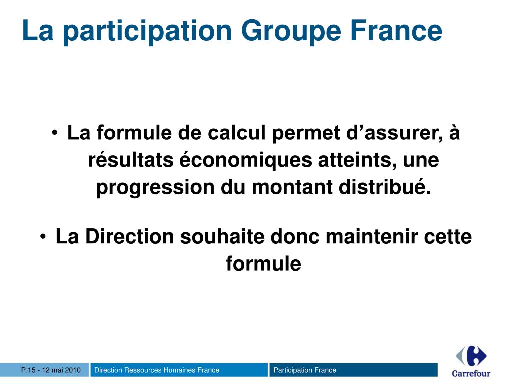 PPT - Participation de Groupe France PowerPoint Presentation, free download  - ID:4303053