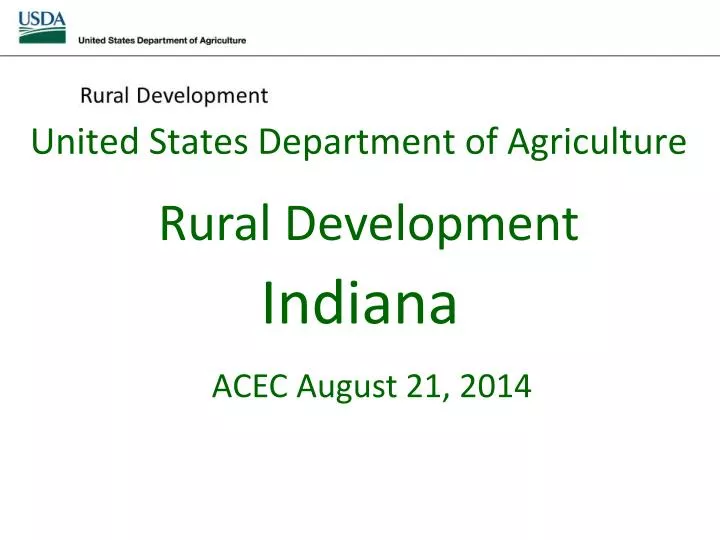 united states department of agriculture n.