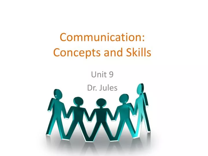 communication concepts and skills n.