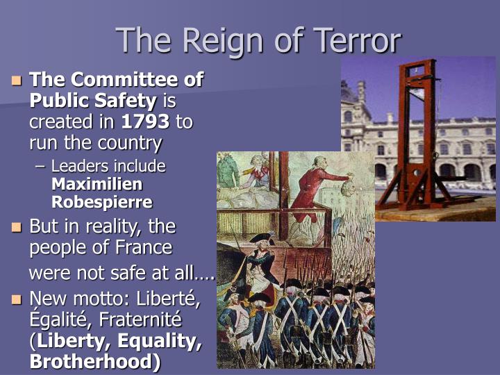 the reign of terror directed by the committee of public safety in france During the terror, the committee of public safety france: the reign of terror the committee of public safety and the reign of terror. the reign of terror directed by the committee of public safety in france During the terror, the committee of public safety france: the reign of terror the committee of public safety and the reign of terror.