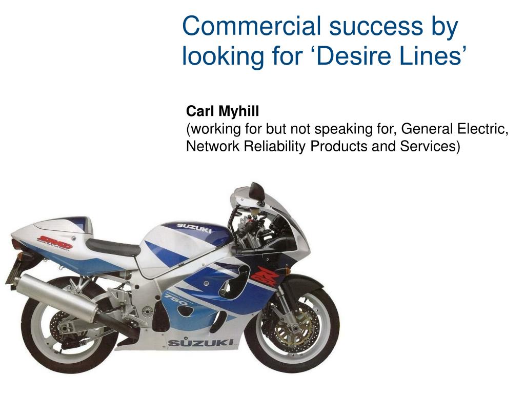 PPT - Commercial success by looking for 'Desire Lines' PowerPoint