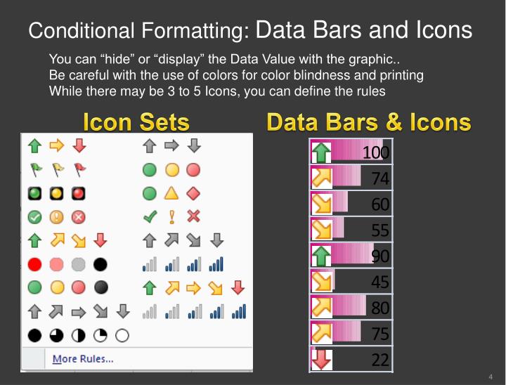 PPT - Conditional Formatting PowerPoint Presentation - ID:4308649