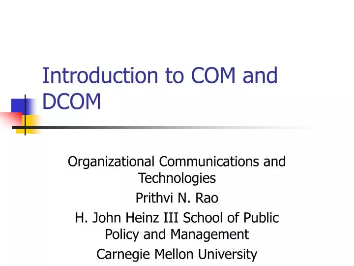 introduction to organizational communication introduction to organizational communication