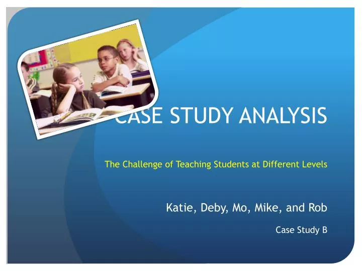 case analysis and presentation
