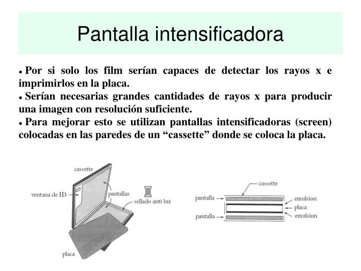 PPT - Instrumentación De Radiología Analógica Y Digital Detección De ...