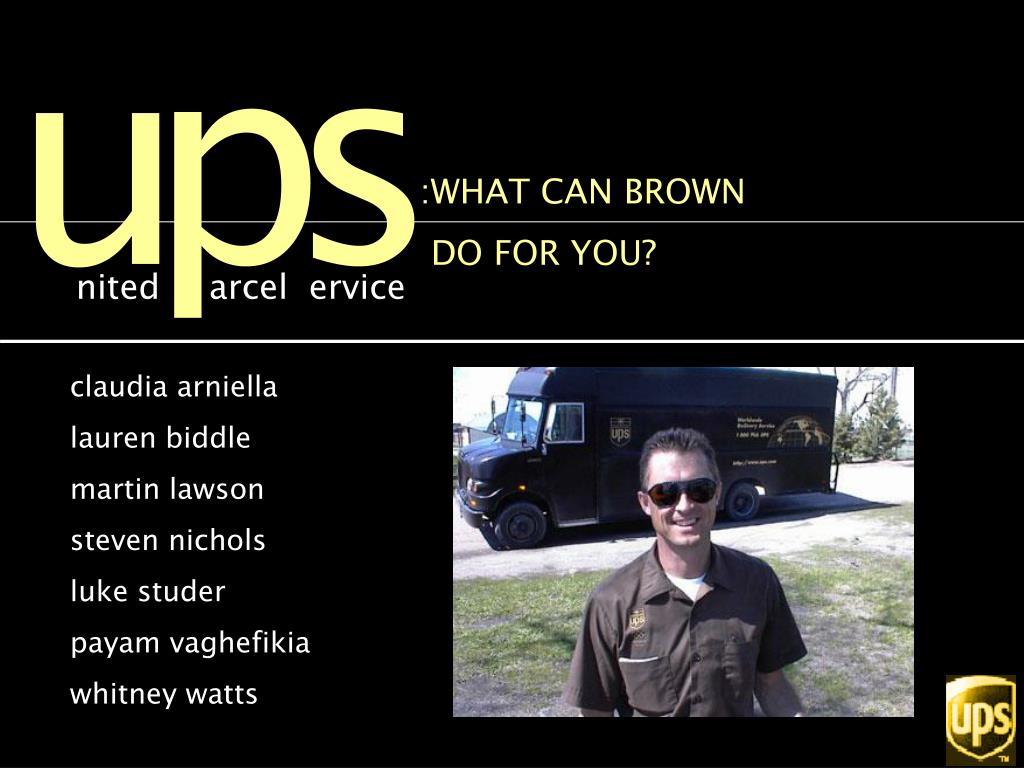 Ppt What Can Brown Do For You Powerpoint Presentation Free Download Id 4311394