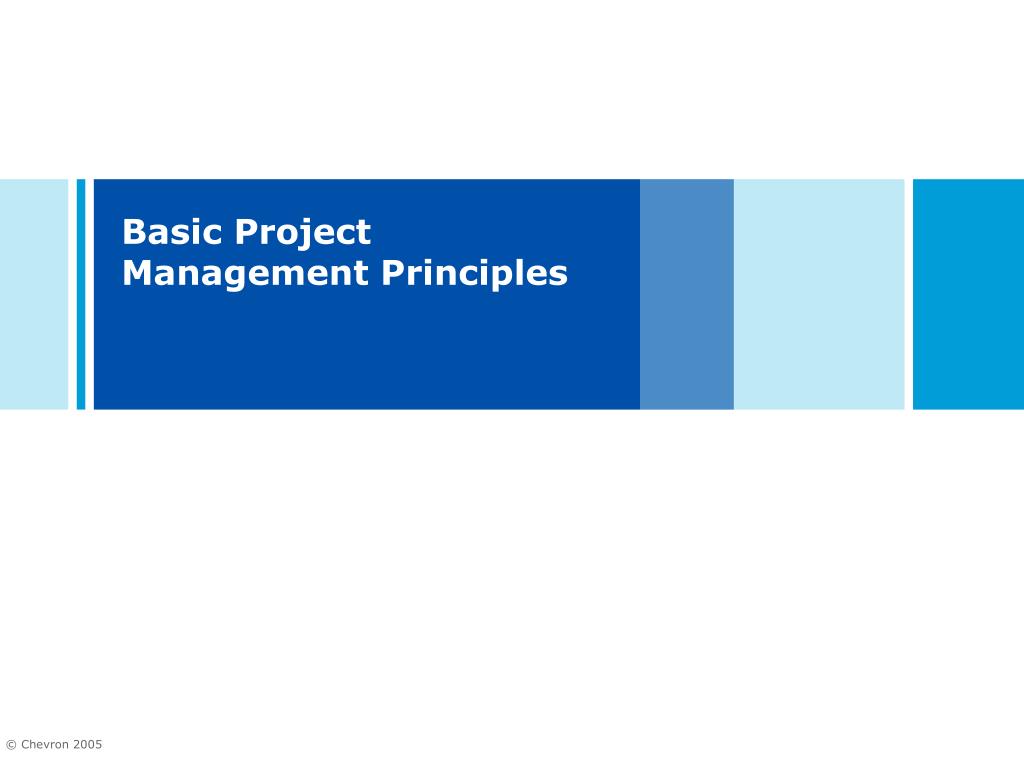 Ppt basic project management principles powerpoint presentation free