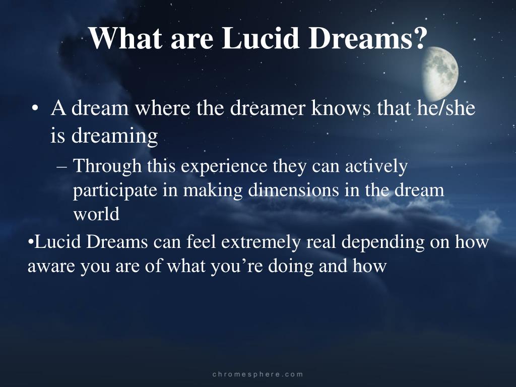 Ppt Lucid Dreams Powerpoint Presentation Free Download Id4312208