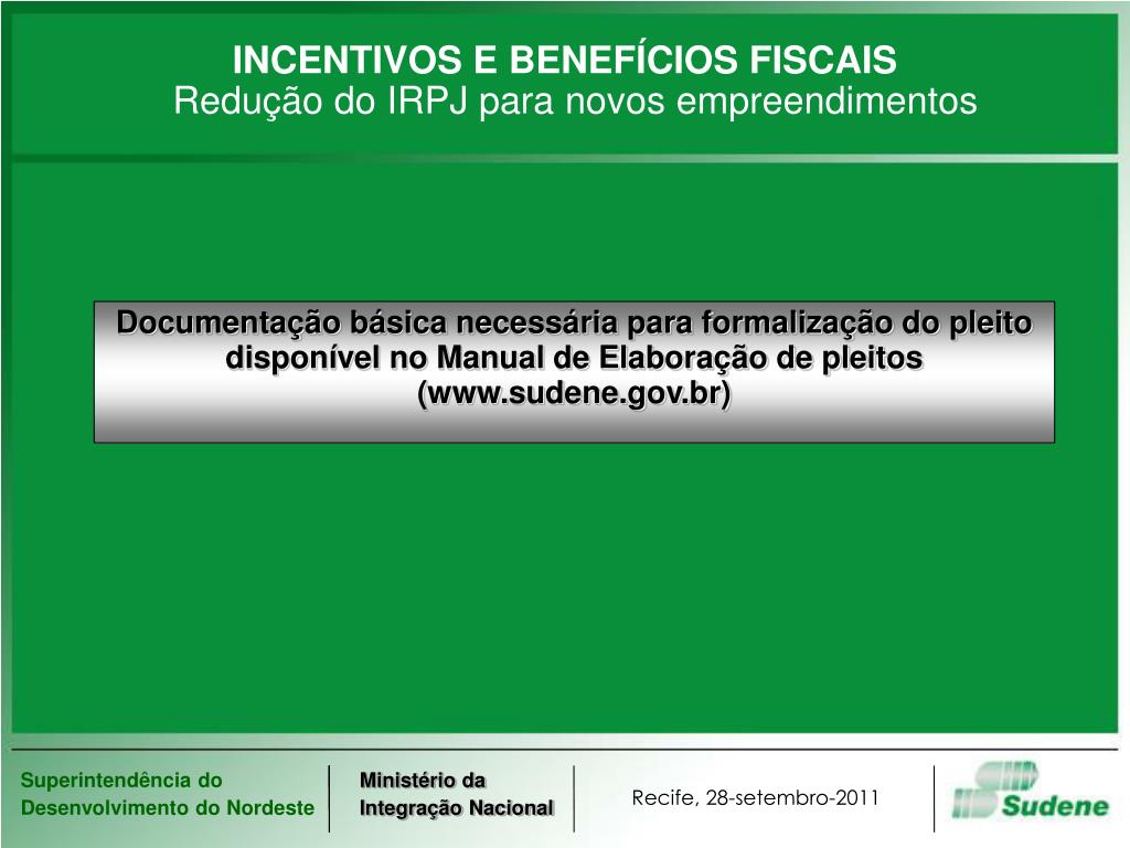 PPT - Incentivos Fiscais PowerPoint Presentation, Free Download - ID ...