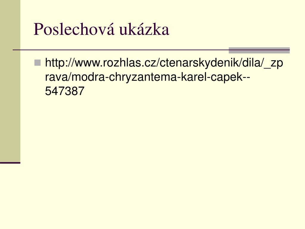 PPT - KAREL ČAPEK - DÍLO PowerPoint Presentation, free download - ID:4312554
