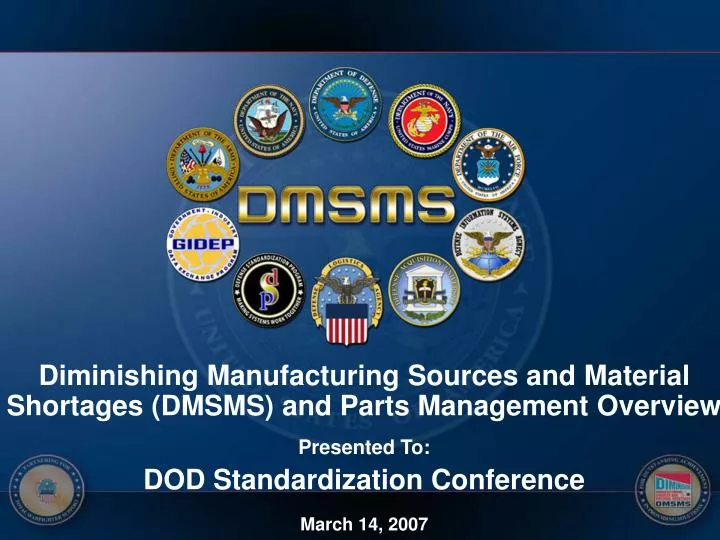 PPT Diminishing Manufacturing Sources and Material Shortages (DMSMS