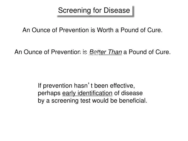 Prevention is better than cure meaning