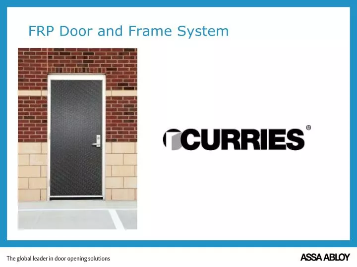 frp door and frame system n.