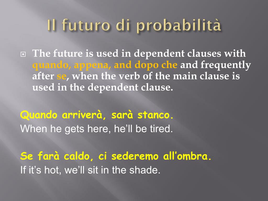 PPT - Il FUTURO PowerPoint Presentation, free download - ID:4314737