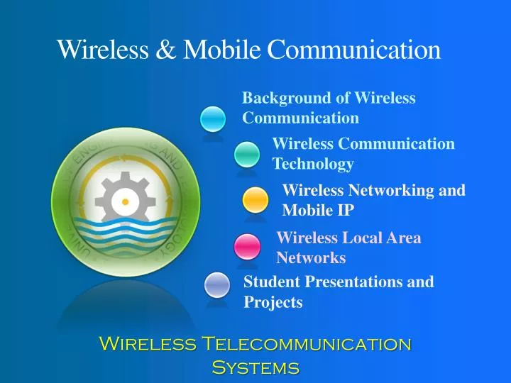presentation slide on mobile communication