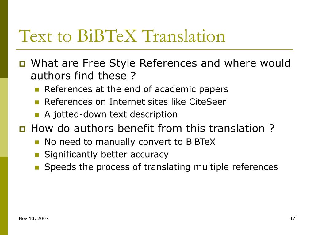 translation for thesis