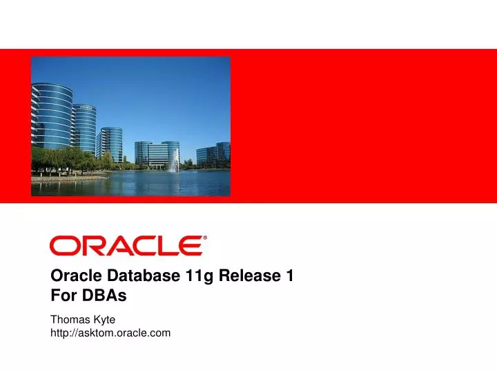 Oracle architecture ppt.