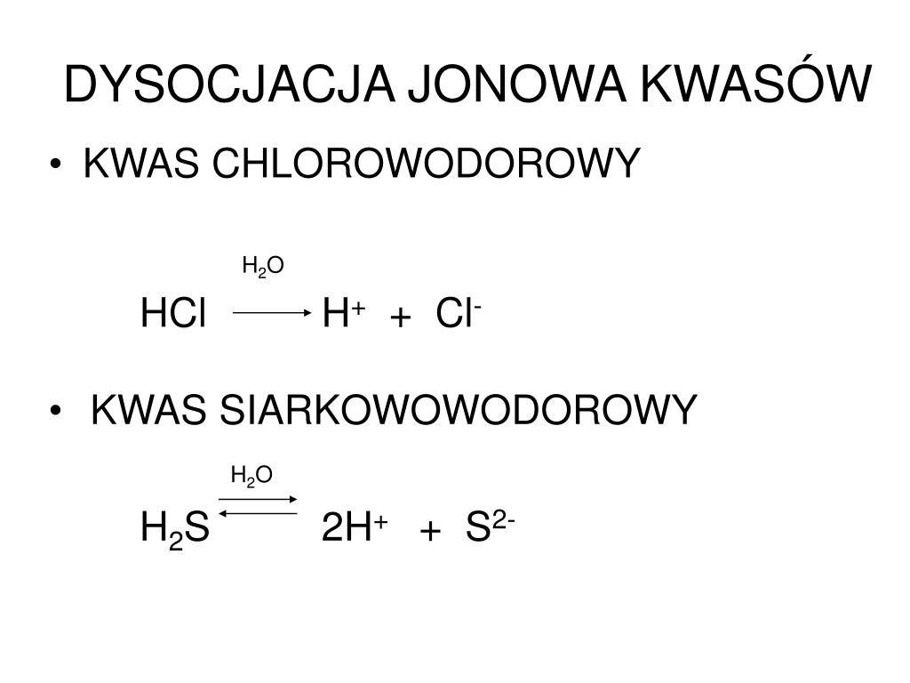 Dysocjacja Kwasu Octowego PPT - KWASY PowerPoint Presentation, free download - ID:4315883