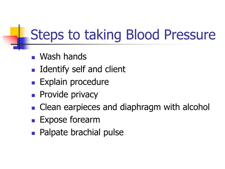 proper steps to take blood pressure proper steps to take blood pressure