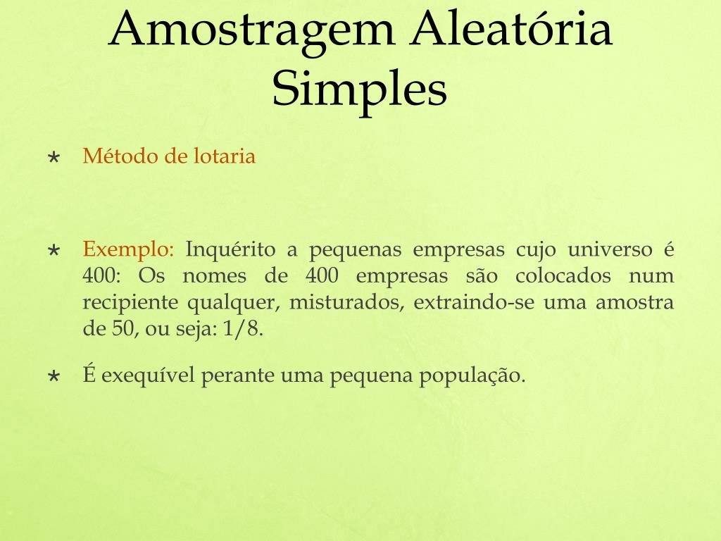 PPT - Amostrage m PowerPoint Presentation, free download - ID:4316976