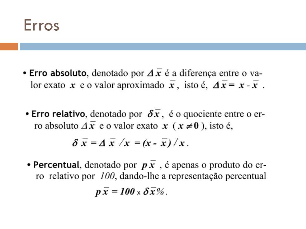 PPT - Cálculo Numérico PowerPoint Presentation, free download - ID:4317004