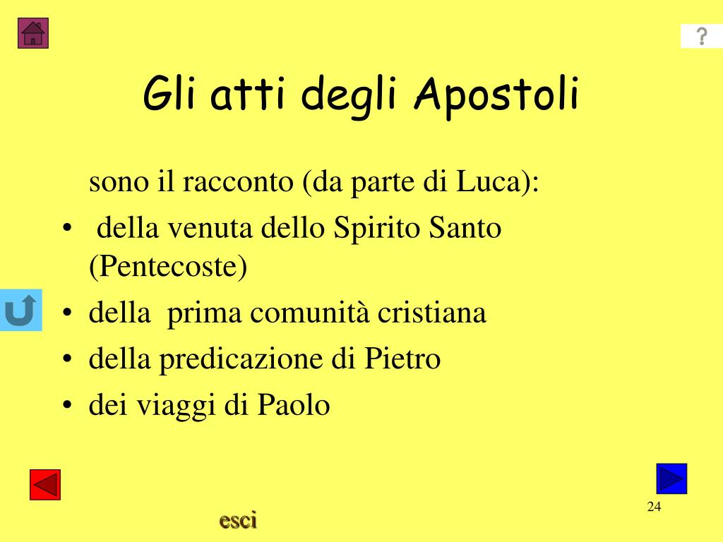 Chi Ha Scritto Gli Atti Degli Apostoli PPT - La Bibbia PowerPoint Presentation, free download - ID:4317435
