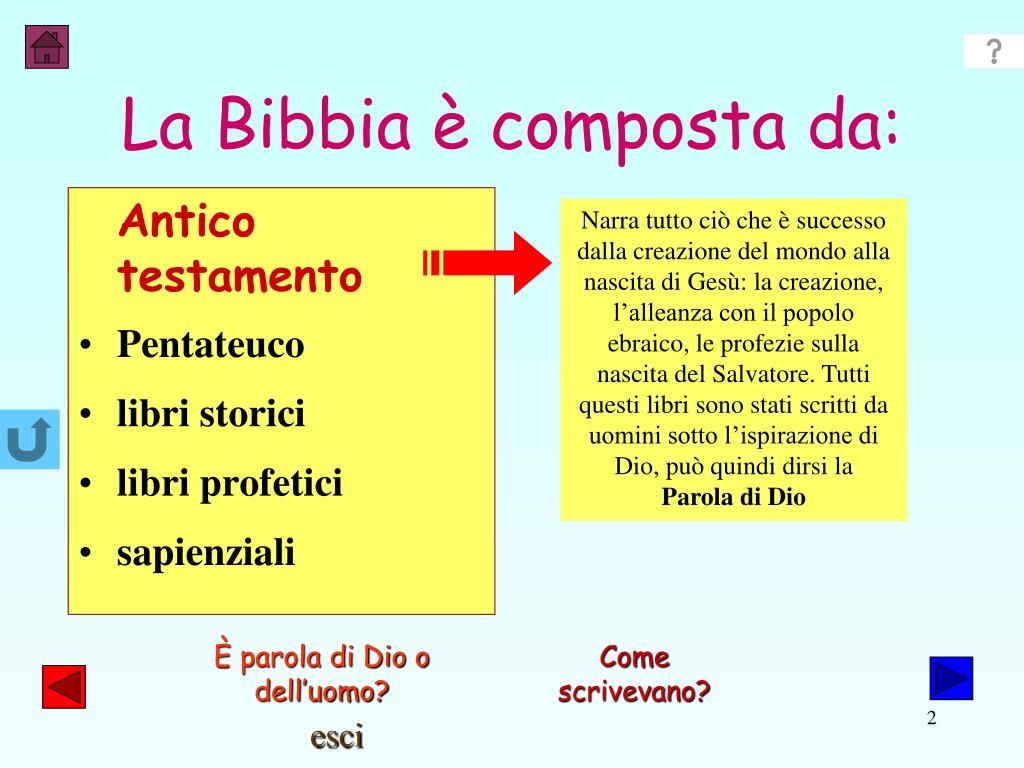 La Bibbia Spiegata In Modo Semplice PPT - La Bibbia PowerPoint Presentation, free download - ID:4317435