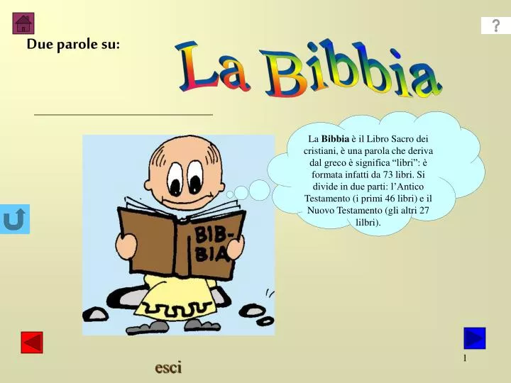 PPT - La Bibbia PowerPoint Presentation, Free Download - ID:4317435