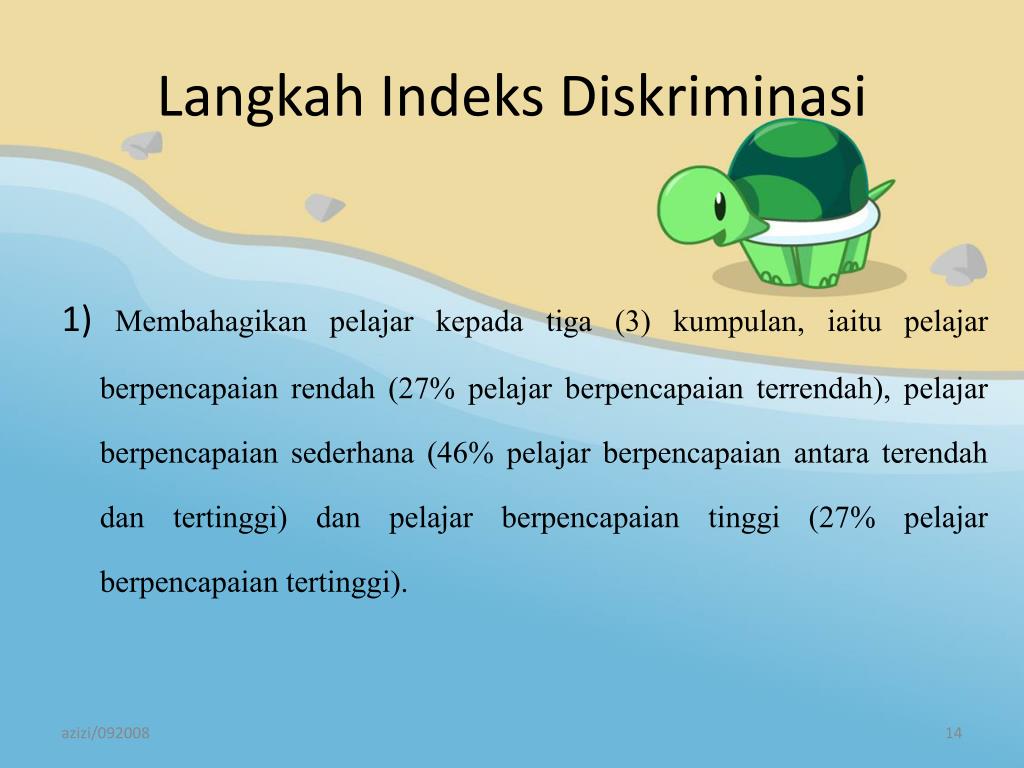 PPT - KESESUAIAN ITEM DAN UJIAN PowerPoint Presentation 