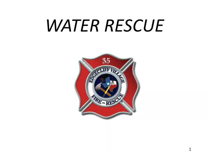water rescue n.