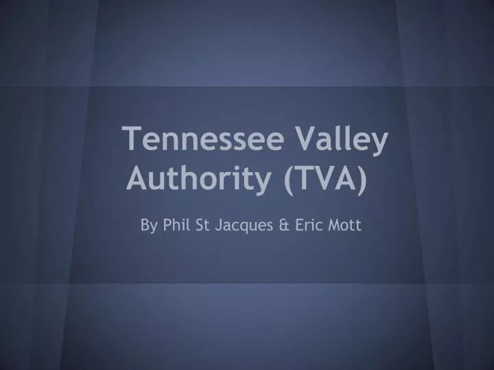 tennessee valley authority tva n.