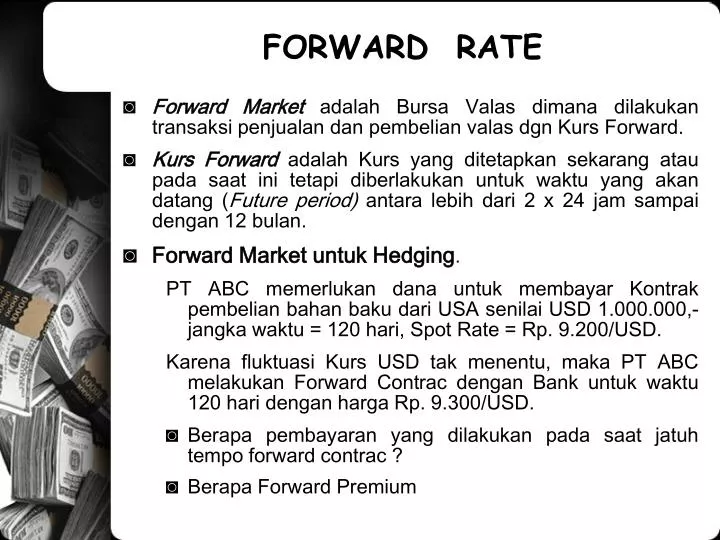 PPT - FORWARD RATE PowerPoint Presentation, free download - ID:4320630