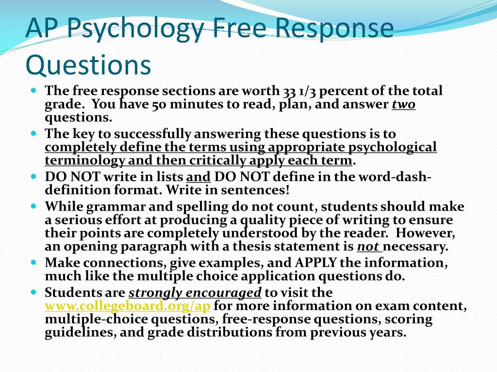 PPT AP Psych Test PowerPoint Presentation, free download ID4320652