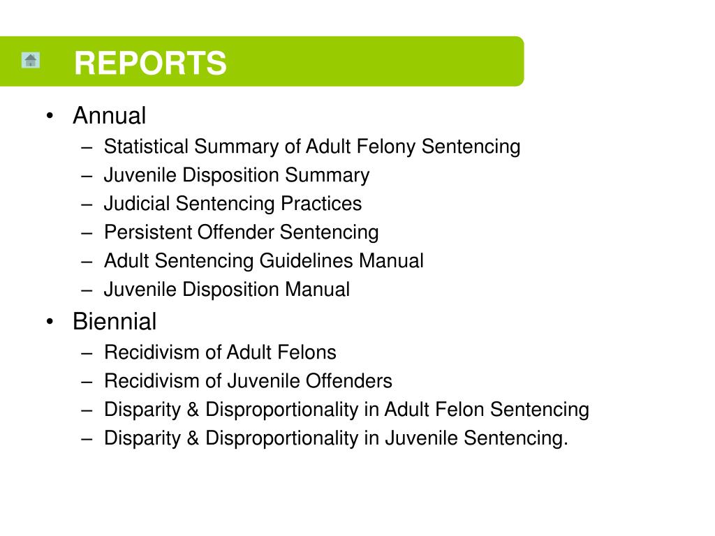 PPT WASHINGTON STATE SENTENCING GUIDELINES COMMISSION PowerPoint