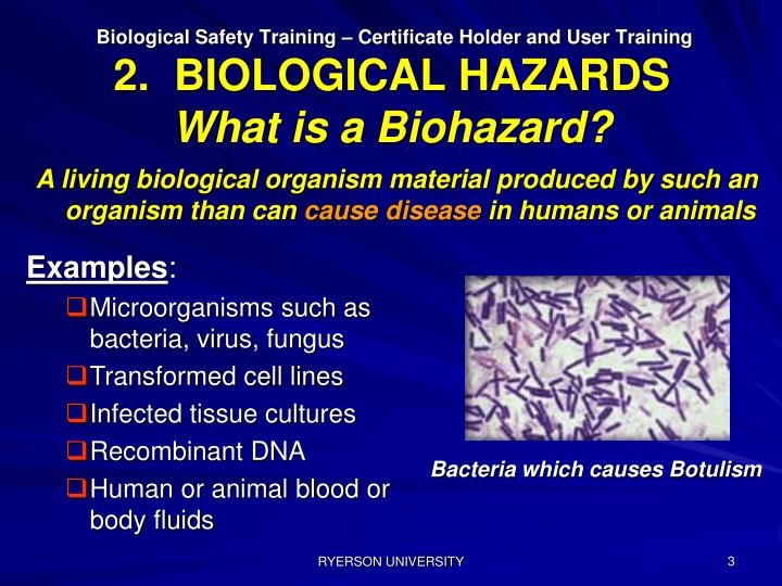 Biological preparedness definition