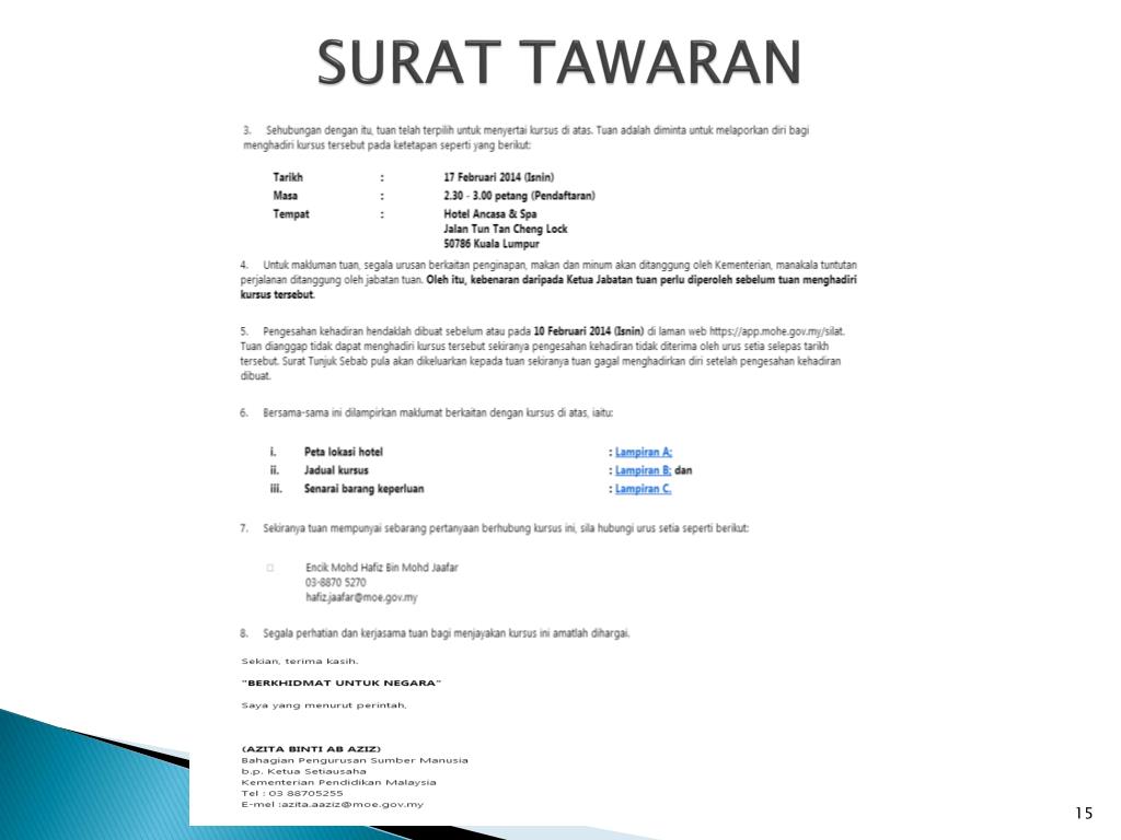 Ceatak Surat Tawaran Upsi