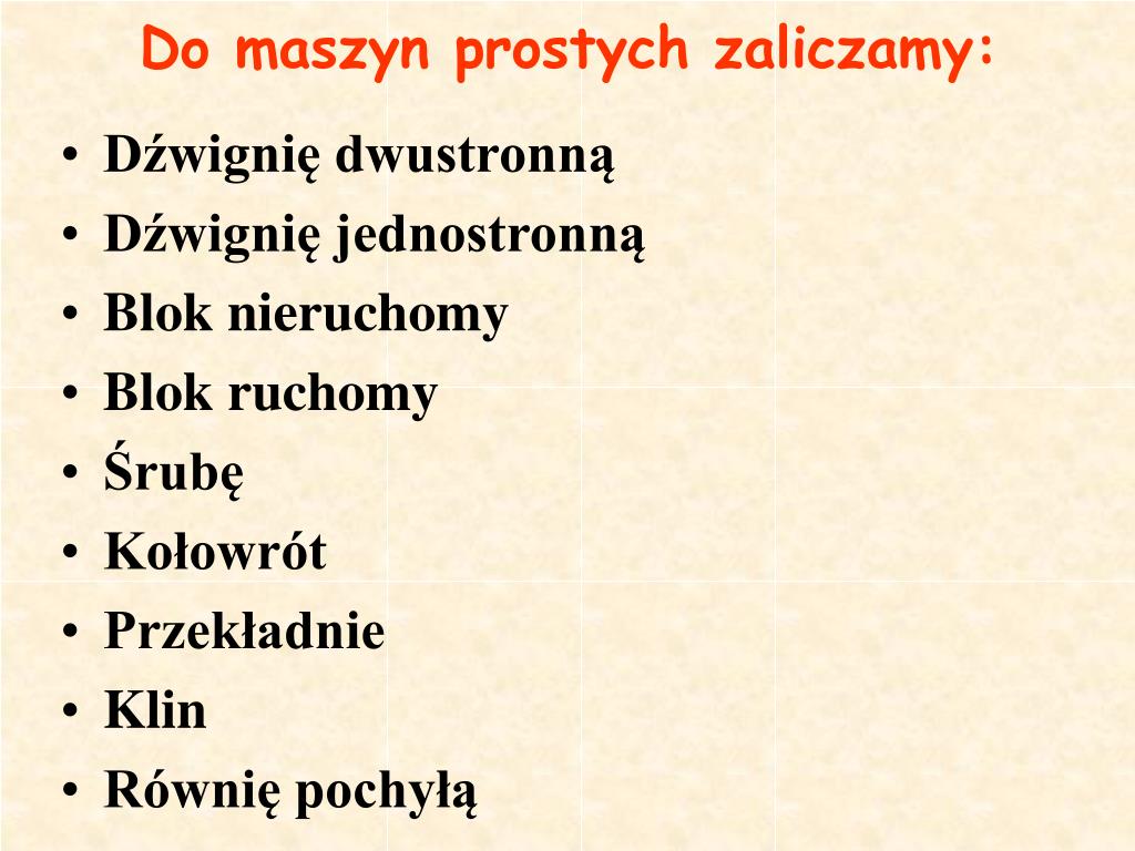 PPT - Maszyny proste PowerPoint Presentation, free download - ID:4325937