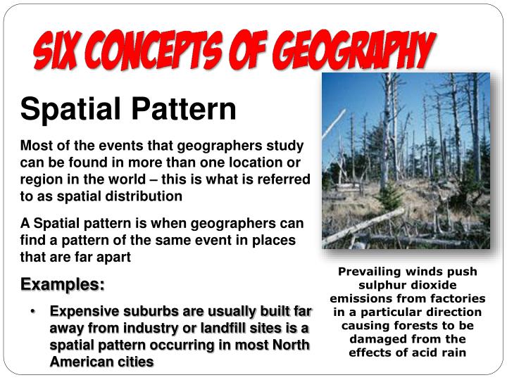 PPT Six concepts of geography PowerPoint Presentation ID4327472