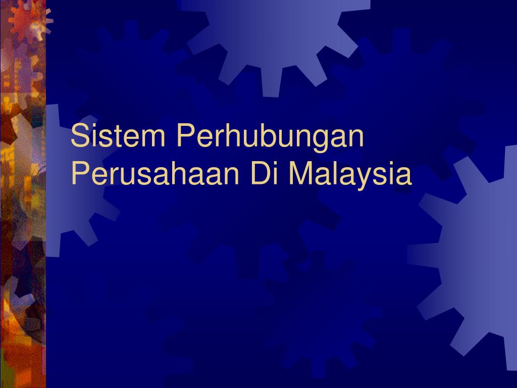 Ppt Sistem Perhubungan Perusahaan Di Malaysia Powerpoint Presentation Id 4329063