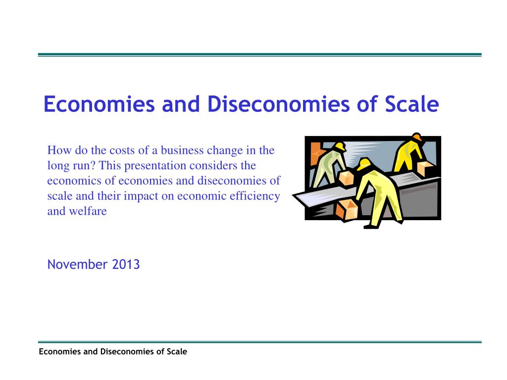 economies and diseconomies of scale definition