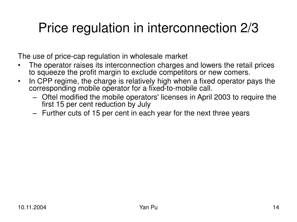 PPT Theory of Price Regulation PowerPoint Presentation, free download