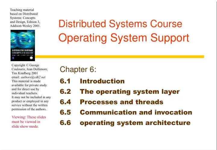 Distributed systems coursework
