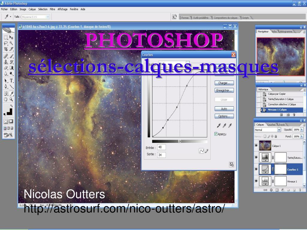 PPT - PHOTOSHOP sélections-calques-masques PowerPoint Presentation, free  download - ID:4330122