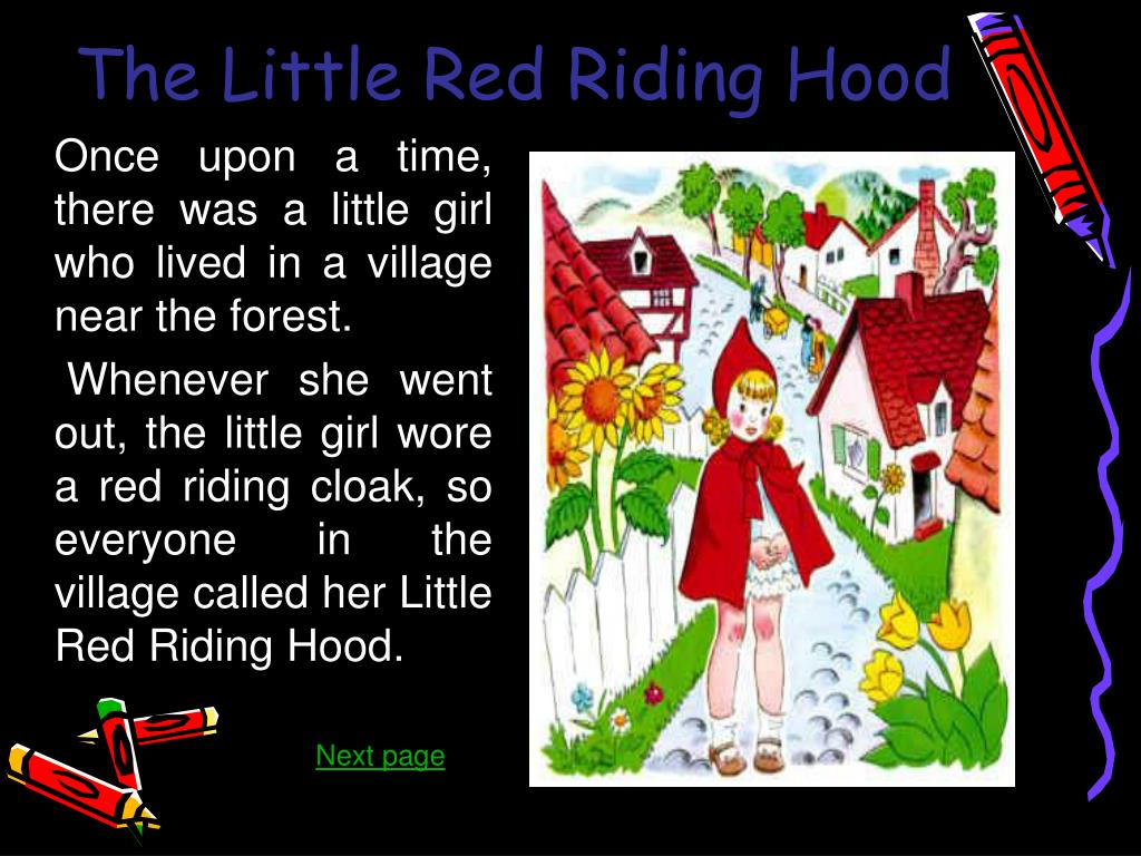 Ppt The Story Of Little Red Riding Hood Powerpoint Presentation Free Download Id
