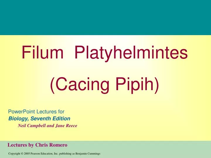 cacing platyhelminthes. ppt