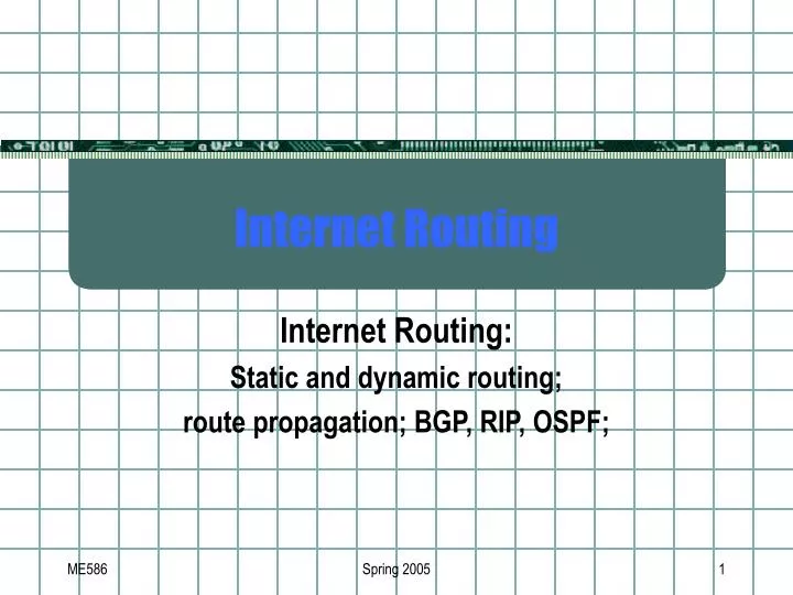 PPT - Internet Routing PowerPoint Presentation, free download - ID:4331880