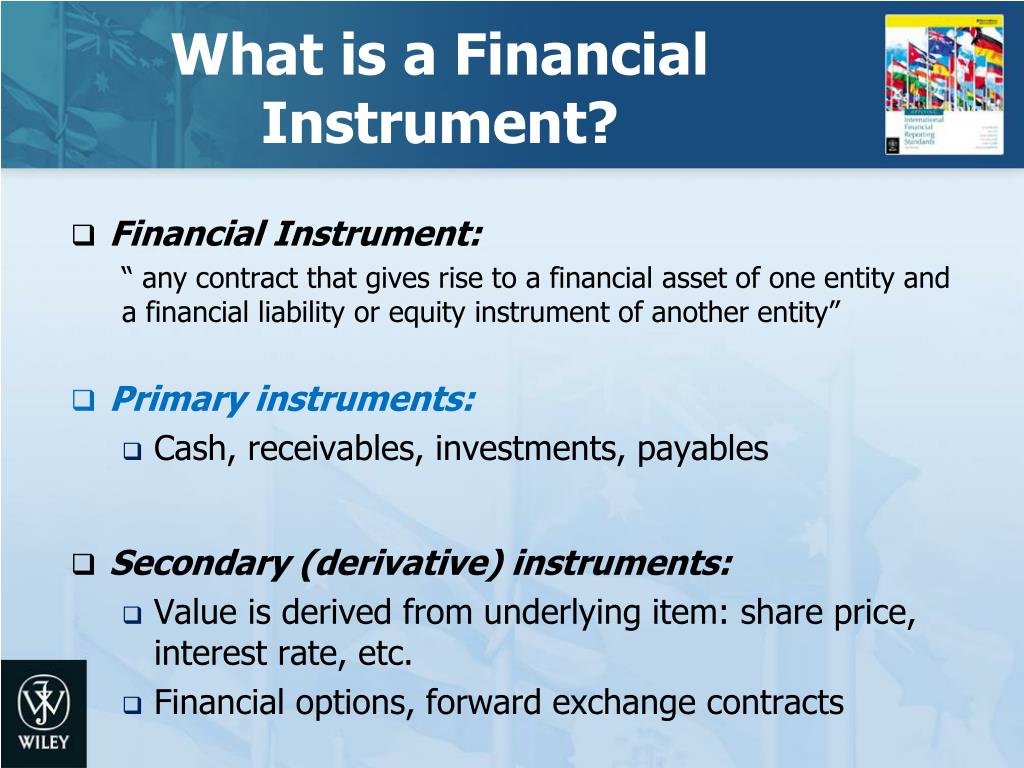 PPT - Financial Instruments PowerPoint Presentation, free download -  ID:4333299