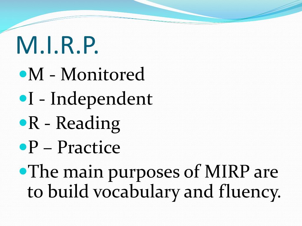Ppt What Is M I R P Powerpoint Presentation Free Download