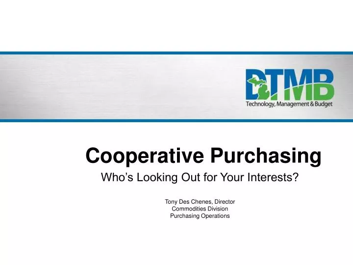 PPT Cooperative Purchasing PowerPoint Presentation, free download