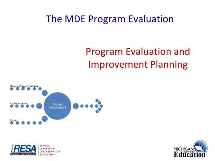 program evaluation and improvement planning n.